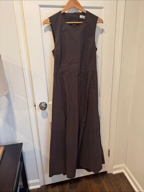 COS Brown Sleeveless Maxi Dress